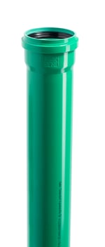 Tubo PP-MD Ostendorf/Crearplast-KG 2000 SN 10, DN/OD 110 mm. Longitud 1 m